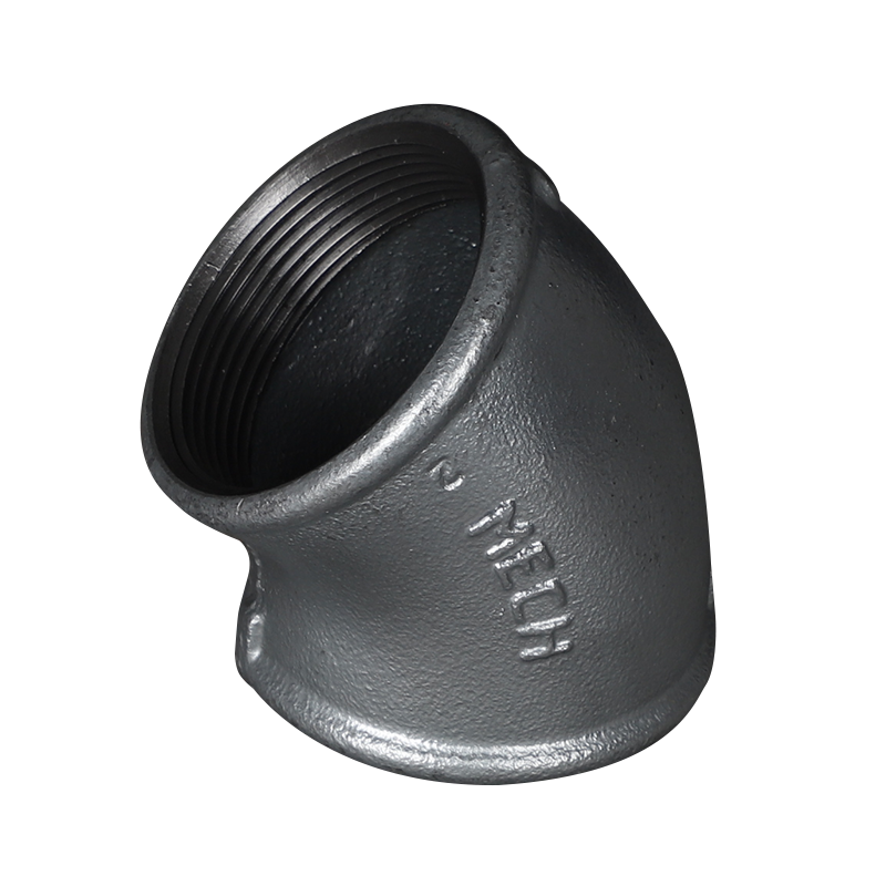 MECH企標圓邊瑪鋼45度彎頭