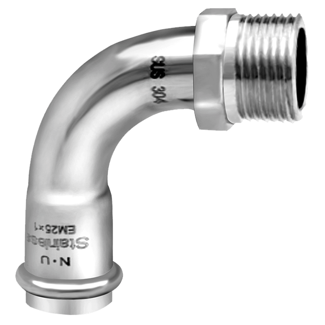 90°EM外絲彎頭