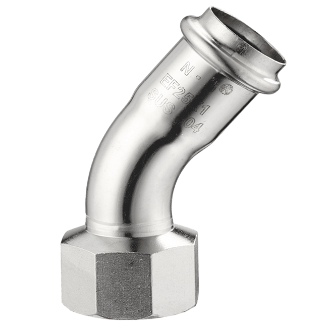 45°EF內絲彎頭