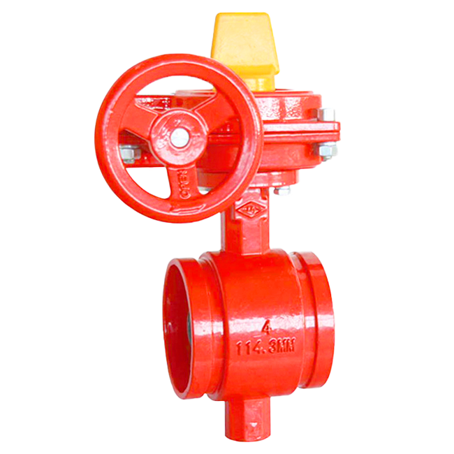 溝槽中線軟密封信號蝶閥