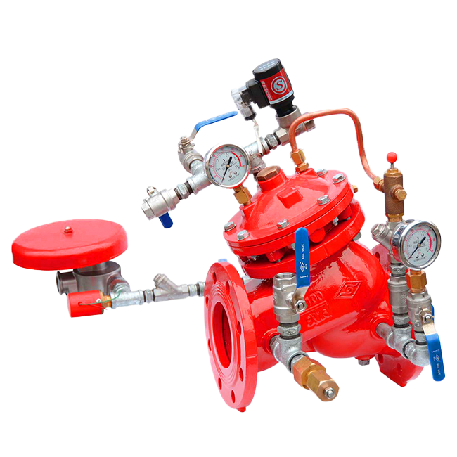 法蘭式雨淋報警閥