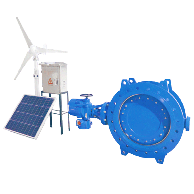 風光互補供電智能遠程控製蝶閥