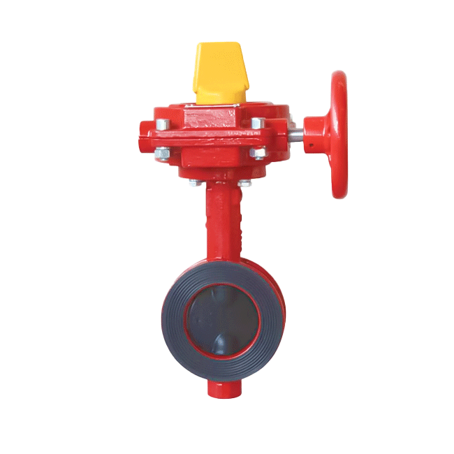 花鍵對夾軟密封蝶閥