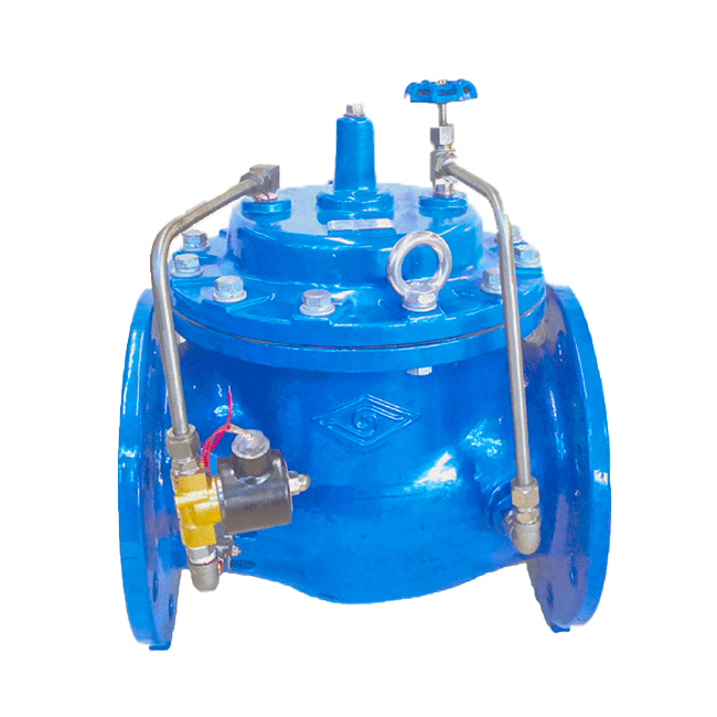 法蘭單腔電磁控製閥