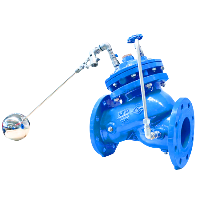 法蘭雙腔遙控浮球閥