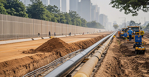 集中供熱、埋地輸水、中央空調、石油化工類管道