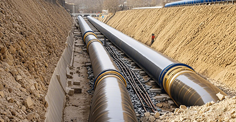 城市給排水係統、化工管線、熱力管網、海洋工程