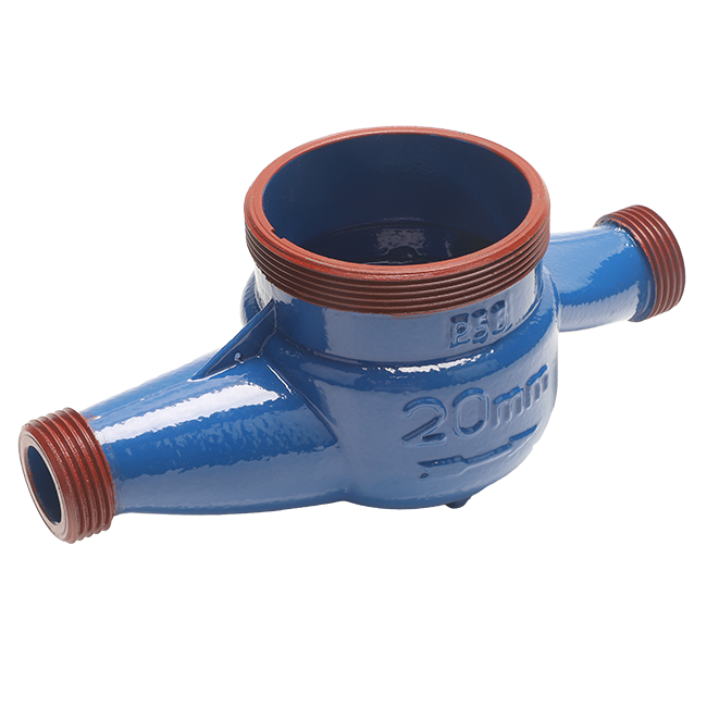 水平旋翼式水表殼