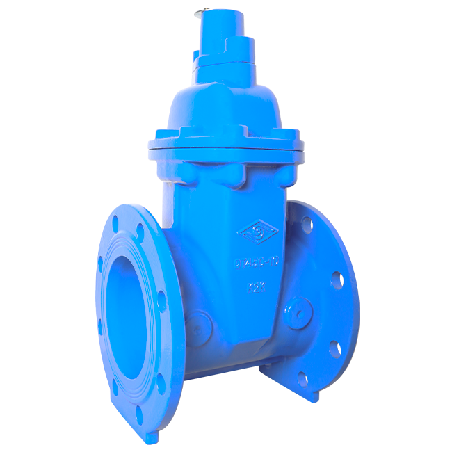 法蘭暗杆軟密封防盜閘閥