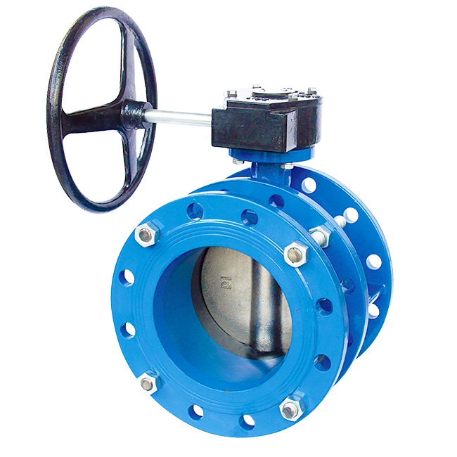 法蘭中線軟密封伸縮蝶閥