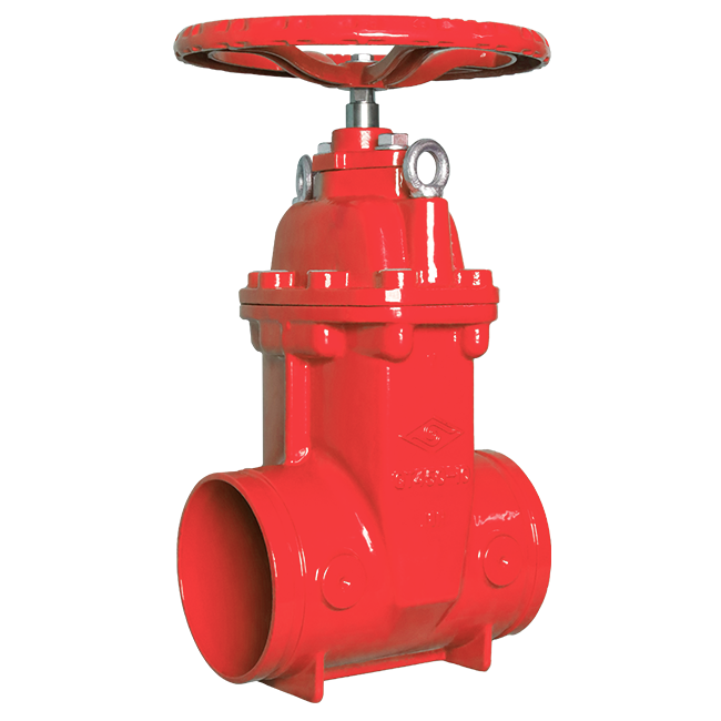 溝槽暗杆軟密封閘閥