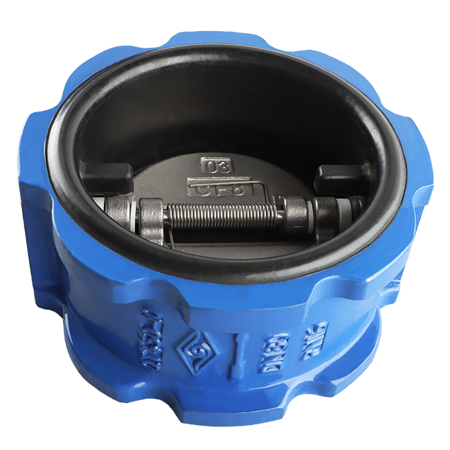 全襯膠雙瓣對夾蝶式止回閥