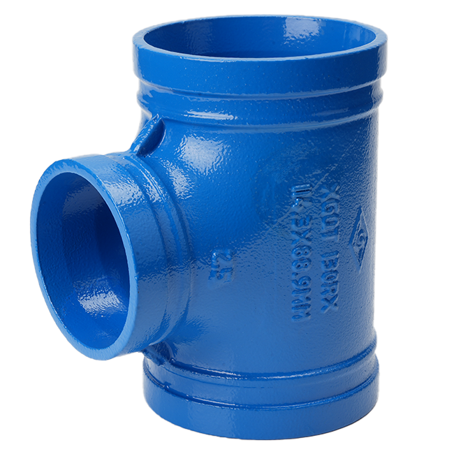 溝槽管件X型溝槽異徑三通