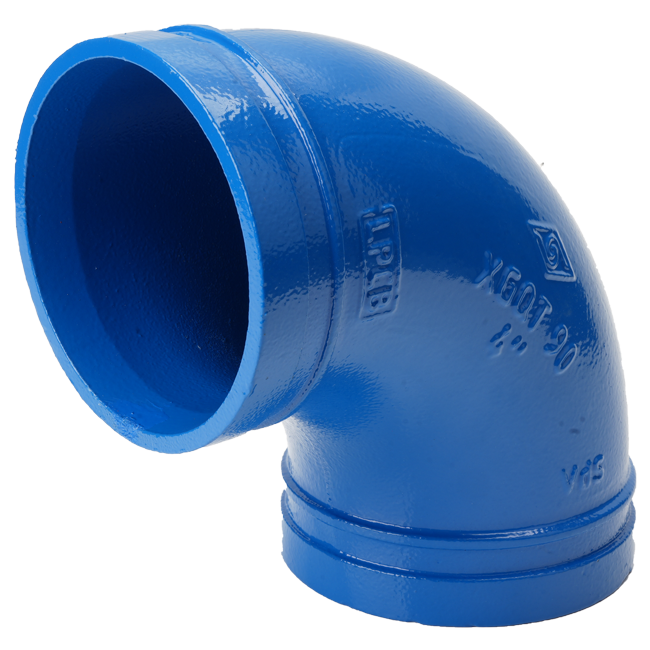 溝槽管件標準型90度彎頭