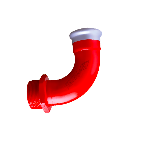 RD90M/RD90RM 90°外絲彎頭