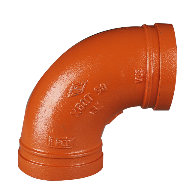 溝槽管件標準型90度彎頭