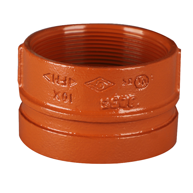 溝槽管件X型內螺紋式同心大小頭