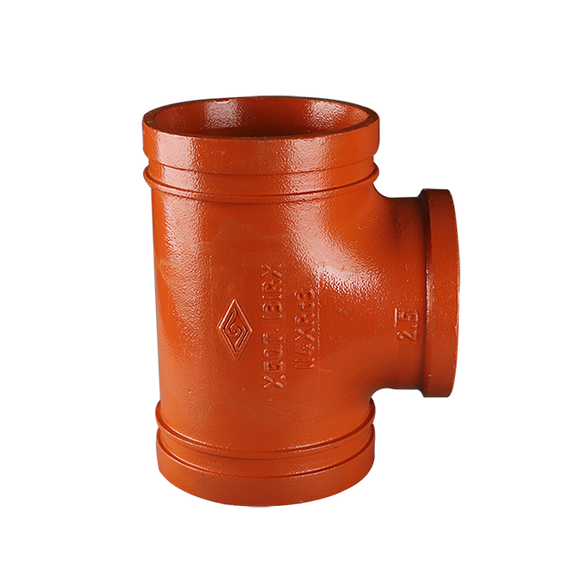 溝槽管件X型內螺紋式異徑三通