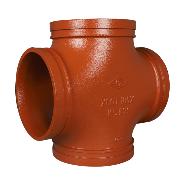 溝槽管件X型溝槽四通