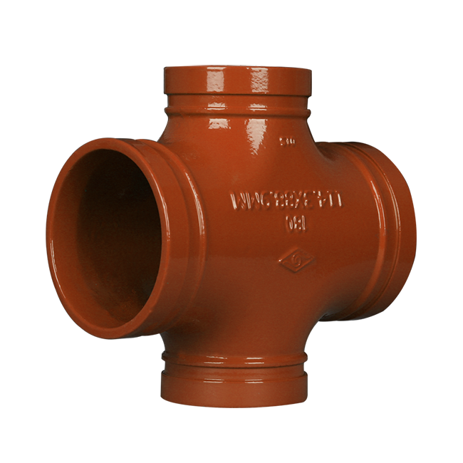 溝槽管件標準型溝槽異徑四通