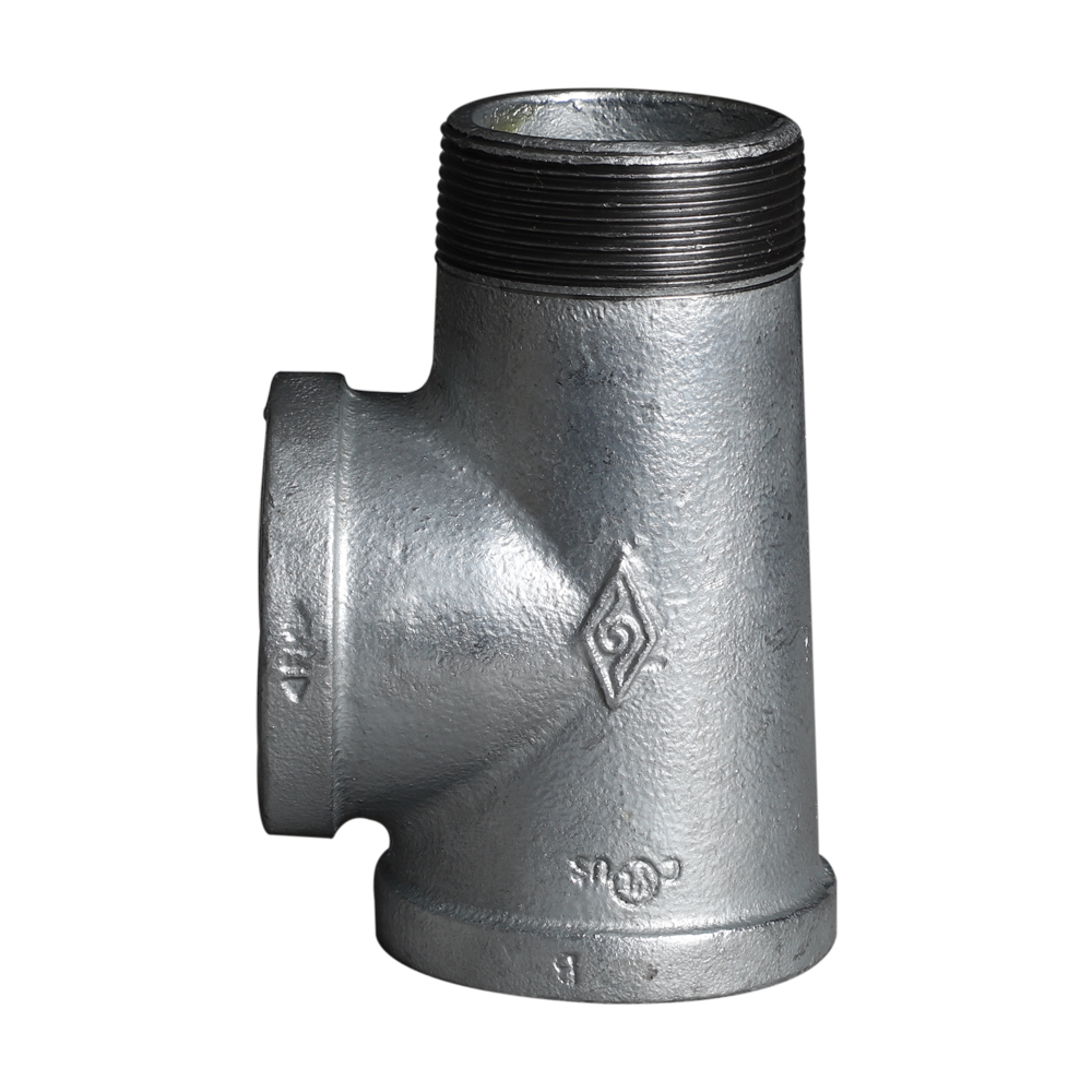 邁克牌國標方邊瑪鋼內外絲三通