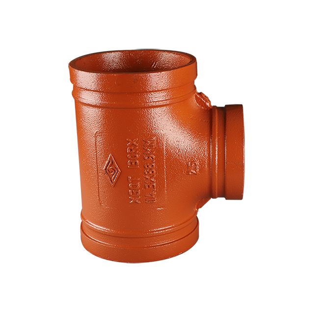 溝槽管件X型溝槽異徑三通