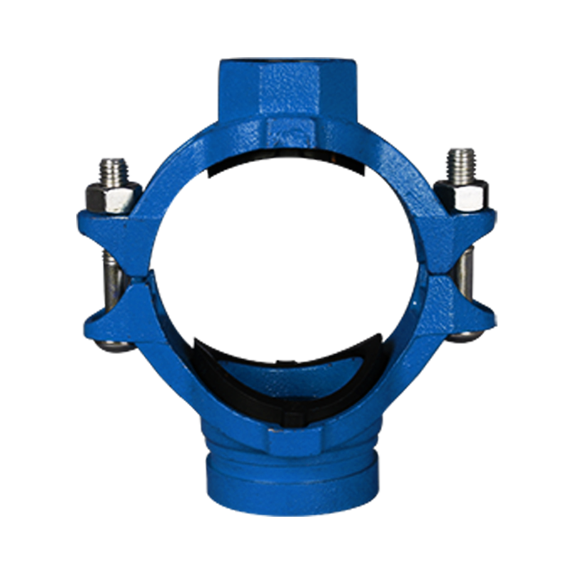 溝槽管件S型溝槽螺紋式機械四通