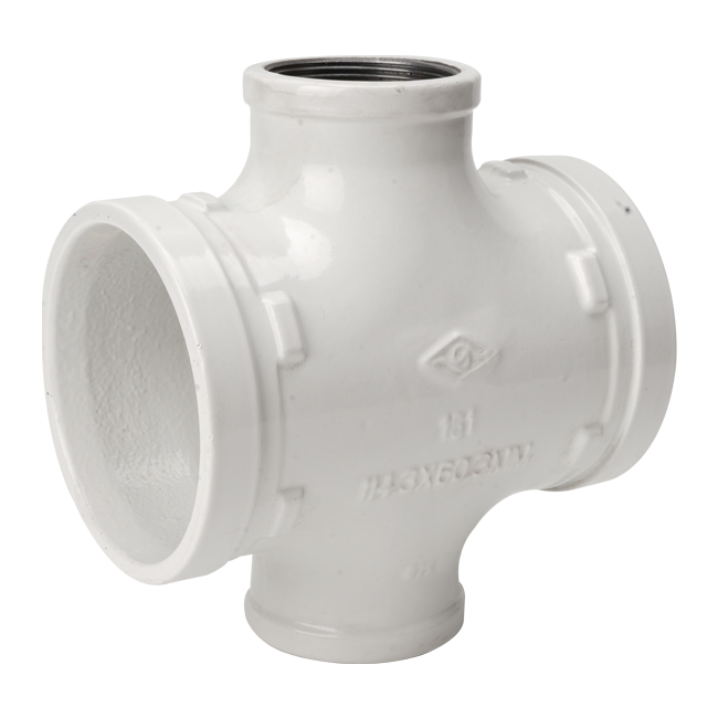 溝槽管件標準型內螺紋式異徑四通