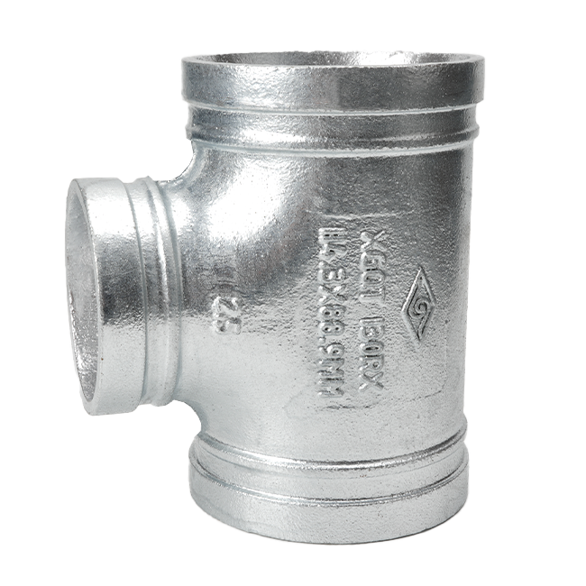 溝槽管件X型溝槽異徑三通