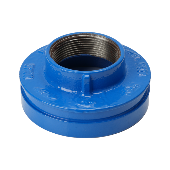 溝槽管件X型內螺紋式同心大小頭