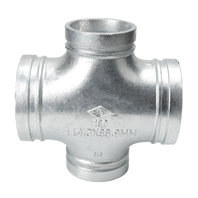 溝槽管件標準型溝槽異徑四通