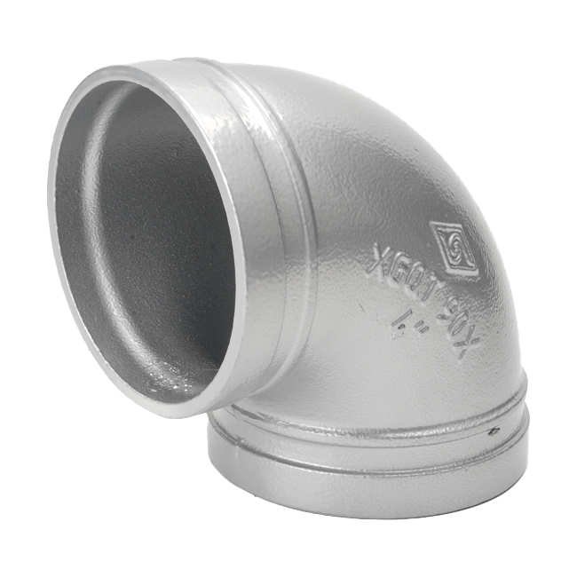 溝槽管件X型90度彎頭