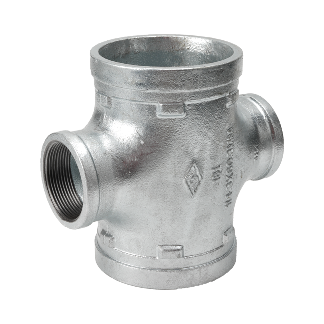 溝槽管件標準型內螺紋式異徑四通