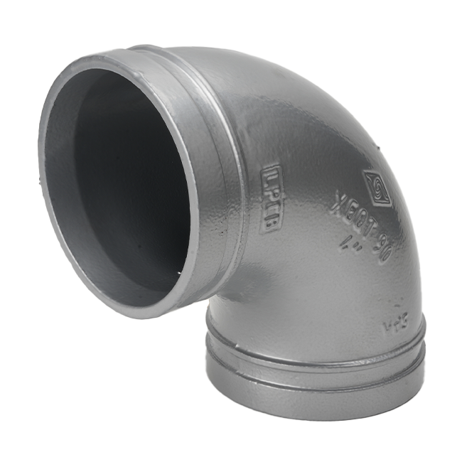 溝槽管件標準型90度彎頭