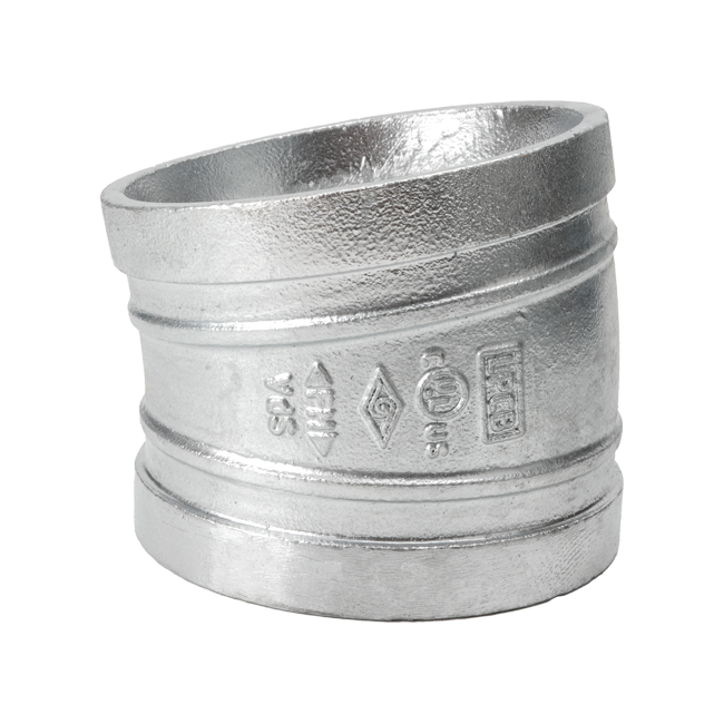 溝槽管件標準型11.5度溝槽彎頭