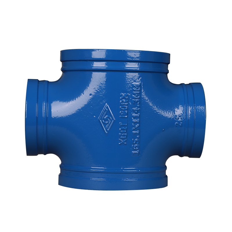 溝槽管件X型溝槽異徑四通