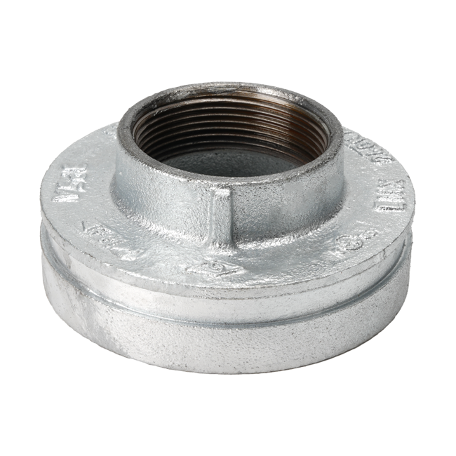 溝槽管件X型內螺紋式同心大小頭