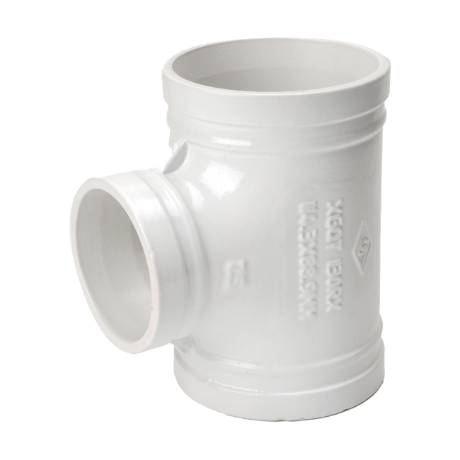 溝槽管件X型溝槽異徑三通