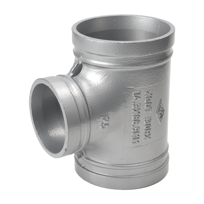 溝槽管件X型溝槽異徑三通