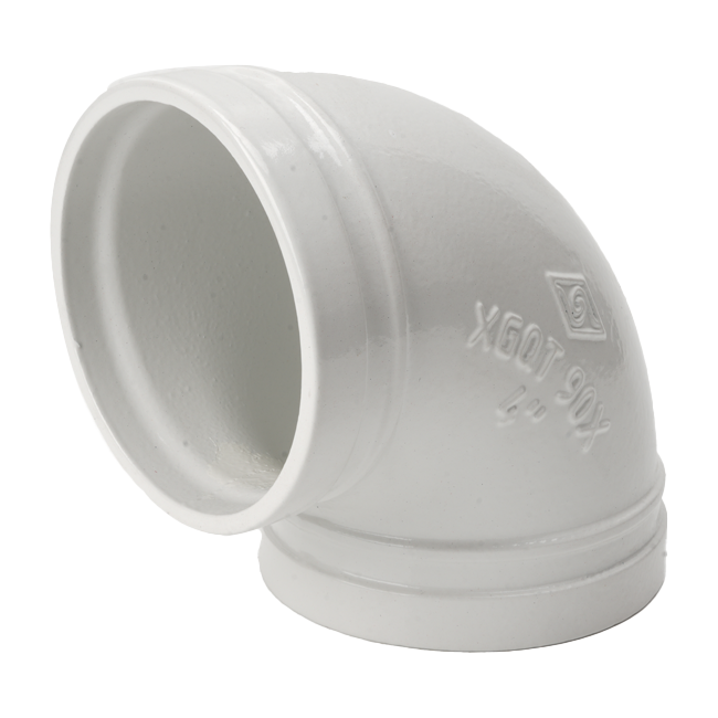 溝槽管件X型90度彎頭
